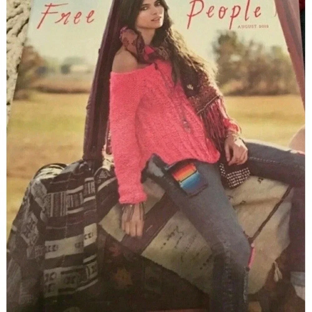 FREE PEOPLE ARTISAN DE LUXE PATCHED SKINNY JEAN BOHO FESTIVAL RARE Women Sz 30 - Picture 1 of 11